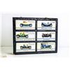 Image 1 : 6 LITTLE CARS WITH DISPLAY CASE