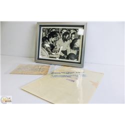 PHOTO EZZARD CHARLES AFTER KO BY ROCKY, NOT A COPY