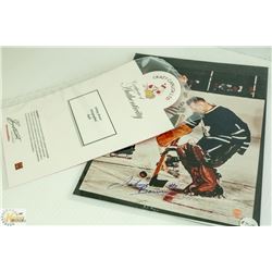 AUTOGRAPHED JOHNNY BOWER & HULL,  INCLUDES COA