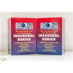 2 BOXES 1991 PRO SET WORLD LEAGUE INAUGURAL SERIES
