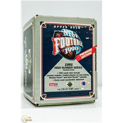 BOX OF 1991 UPPER DECK HIGH NUMBER SERIES PREMIER