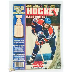 MAY 1982 HOCKEY ILLUSTRATED GRETZKY COVER. RARE