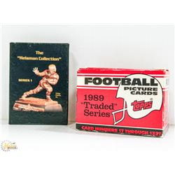 TOPPS 1989 TRADED SERIES BOX SET & HEISMAN SERIES