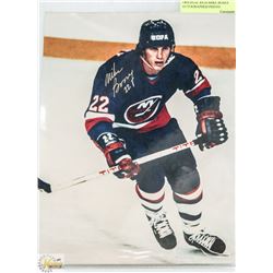 ORIGINAL 8X10 MIKE BOSSY AUTOGRAPHED PHOTO