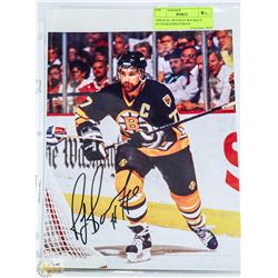 ORIGINAL 8X10 RAY BOURQUE AUTOGRAPHED PHOTO