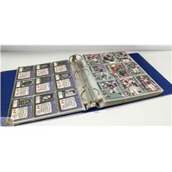 52 PG BINDER OF VINTAGE CFL CARDS. ESTATE.