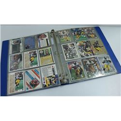 14 PG BINDER OF VINTAGE PITTSBURGH STEELERS CARDS