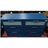 Image 1 : LOT OF 2 BLUE DRESSERS 31 X 18 X 37