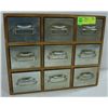 Image 1 : 9 DRAWER CABINET 13 X 6 X 10