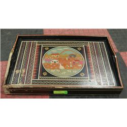 BREAKFAST SERVER ARTIST PAINTED LUIS JAMBRANO