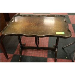 VINTAGE CANADIANA FOLDING TABLE
