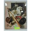 Image 1 : LOU GEHRIG FRAMED/MOUNTED GLASS PICTURE