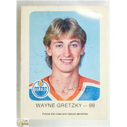 1983 RED ROOSTER WAYNE GRETZKY HOCKEY CARD
