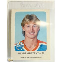 1983 RED ROOSTER WAYNE GRETZKY HOCKEY CARD