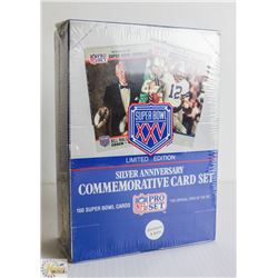 SEALED SILVER ANNIVERSARY NFL COMMEMORATIVE BOX