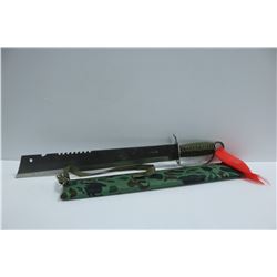 SWORD-MACHET TYPE WITH CAMO SCABBARD