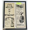 Image 1 : 11 X 14 ORIGINAL AD BP & GOODYEAR 1950 & 1953