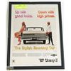 Image 1 : 11 X 14 ORIGINAL 1967 CHEVY NOVA SS AD