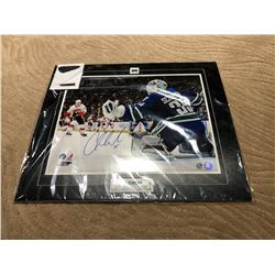 CORY SCHNEIDER SIGNED MATTED 16X20 PHOTO