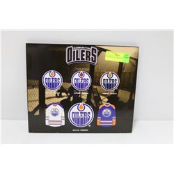 EDMONTON OILERS WALL PLAQUE 12 X 10