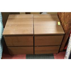 LOT OF 2 NIGHT STANDS 16 X 19 X 22