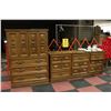 Image 1 : LOT OF 2 WOODEN DRESSER