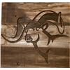Image 1 : Clarkscreations Wood Art Sheep Wall Hanging