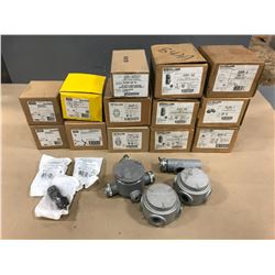 LOT OF HUBBEL ELECTRICAL ACCESSORIES *PART #'S PICTURED*