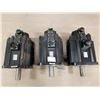 Image 2 : (3) YASKAWA SGMG-44BWAAF SERVO MOTOR (CONTAINS CRACKS AND DENTS) *SEE PICS FOR DETAILS*