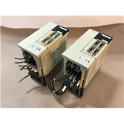 (2) MITSUBISHI MDS-B-SVJ2-20 SERVO DRIVE UNIT
