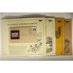 4-1977 1ST DAY ISSUE ENVELOPES AND STAMPS ON