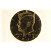 Image 1 : 2017 24KT GOLD ENRICHED KENNEDY HALF DOLLAR UNC
