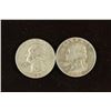 Image 1 : 1942-P & D WASHINGTON SILVER QUARTERS