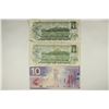Image 2 : CANADA 2-1973 $1 AND 2001-$10 BILLS