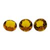 Image 1 : 15.85 ctw.Natural Round Cut Citrine Quartz Parcel of Three