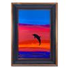 Image 1 : Wyland, "Sea Watch" Hand Signed Original Painting on Board with Certificate of A