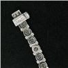 Image 8 : 18kt White Gold 3.48 ctw Diamond Line Tennis Bracelet