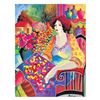 Image 1 : Patricia Govezensky, "Lady With Flower View" Hand Signed Limited Edition Giclee