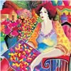 Image 2 : Patricia Govezensky, "Lady With Flower View" Hand Signed Limited Edition Giclee