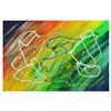 Image 1 : George Marlowe, "Paradise" Hand Signed Original Acrylic Painting on Canvas with