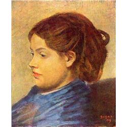 Edgar Degas - Portrait Of Mademoiselle Dobigny