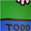 Image 2 : Todd Goldman, "Fat Friends" Original Acrylic Painting on Gallery Wrapped Canvas