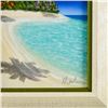 Image 2 : Dan Mackin, "Point of Return" Framed Original Oil Painting on Canvas Hand Signed