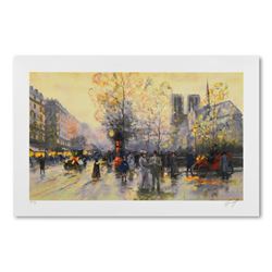 Valery Gromov, "Rue Rivoly" Limited Edition Seriolithograph, AP Numbered 5/6 and