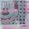 Image 2 : Gail Rodgers, "Mickey Mouse" Hand Signed Original Hand Pulled Silkscreen Mixed M