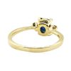 Image 3 : 0.69 ctw Blue Sapphire and Diamond Ring - 14KT Yellow Gold