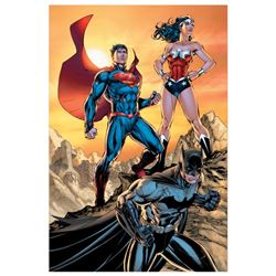 DC Comics,  DC Universe Rebirth  Numbered Limited Edition Giclee on Canvas by Ji