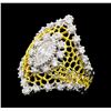 Image 1 : 1.31 ctw Diamond Ring - 18KT White Gold