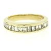 Image 1 : 14kt Yellow Gold 1.00 ctw Baguette Diamond Channel Domed Wedding Band Ring