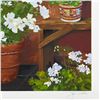 Image 2 : John Powell, "Geraniums" Limited Edition Serigraph, Numbered 349/350 and Hand Si